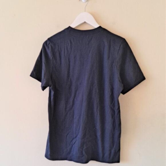 Adidas Navy & White Active / Athletic Logo Tee Shirt - Size S - Picture 3 of 8